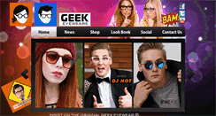 Desktop Screenshot of geekeyewear.com